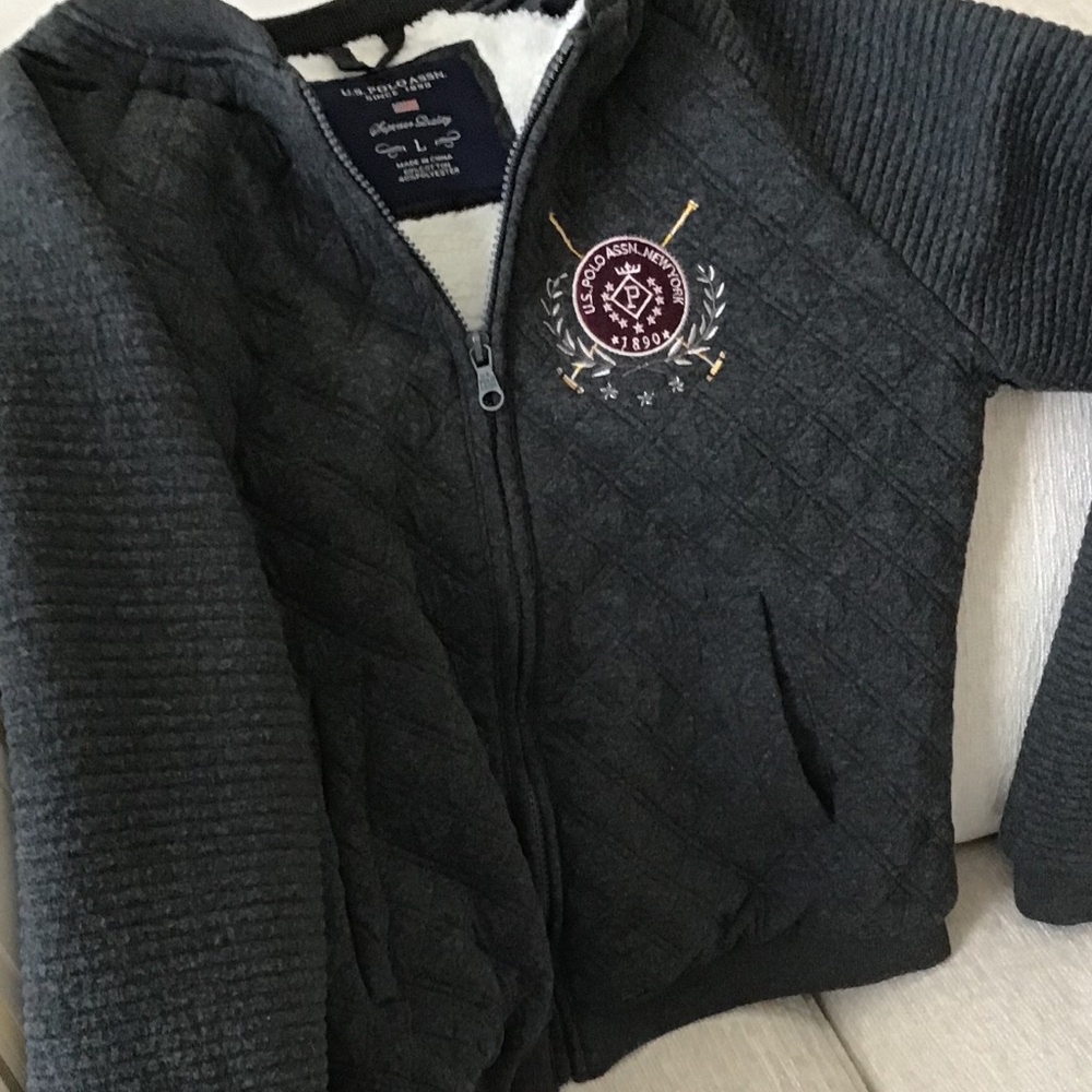 U.S. POLO ASSN. ZIP SWEATER-JACKET WOMENS - Picture 12 of 16